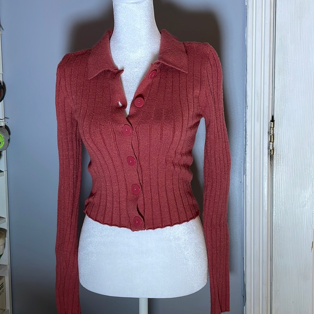 cropped cardigan